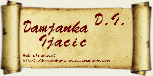 Damjanka Ijačić vizit kartica